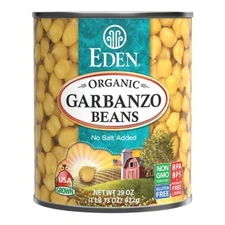 Organic Garbanzo Beans Chickpeas  29 Oz (Case Of 12) By Eden Foods
