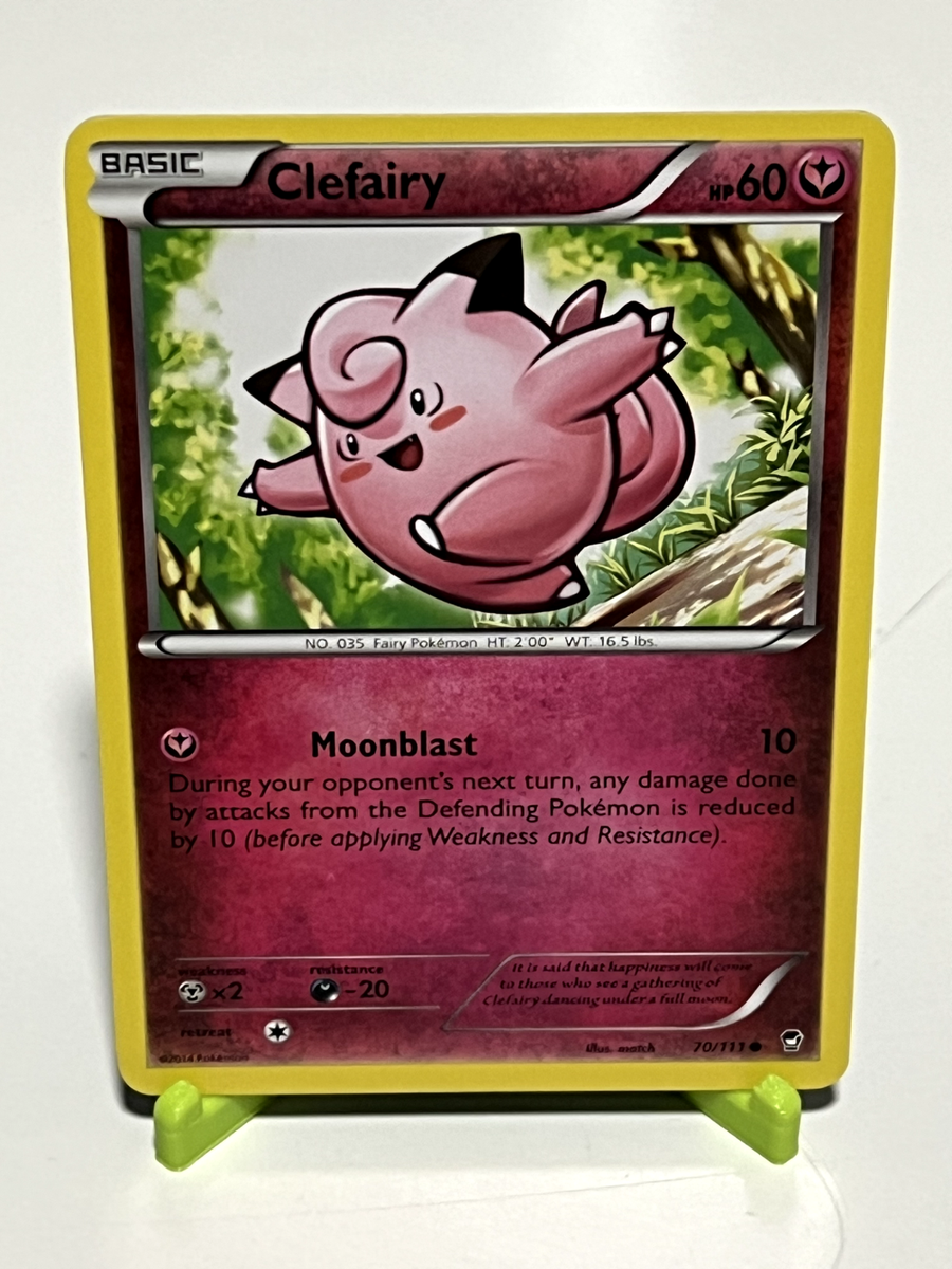 Pokemon Clefairy 70/111 XY: Furious Fists Common NM Condition | eBay