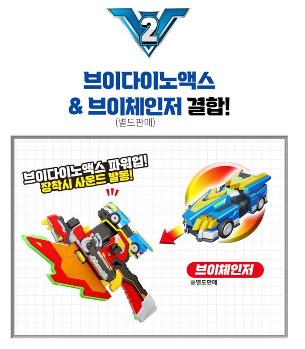 Mini Force V-Rangers DINO AXE+LEO SWORD+SHARK DOUBLE GUN Set