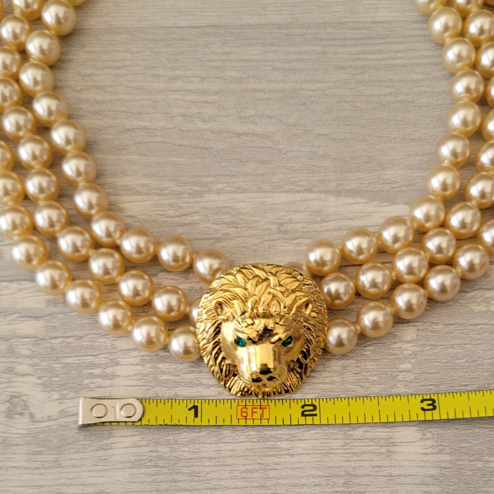 Vintage Kenneth Jay Lane KJL Triple Strand Neckla… - image 10