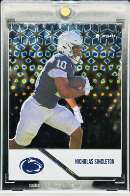 Nick Singleton HOLO White Parallel 2024 Onit Athlete Silver Penn State Nicholas
