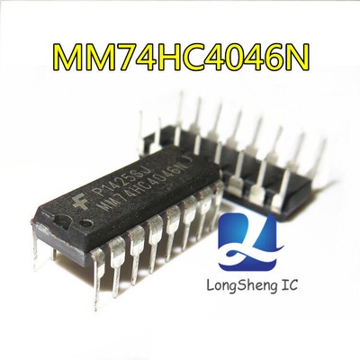 10PCS  MM74HC4046N IC LOCK LOOP PHASE   16-DIP new #WD1*