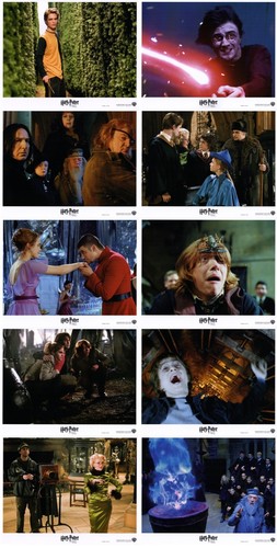 Harry Potter and the Goblet of Fire US lobby card set 10AHF Feuerkelch 4, NM - Picture 2 of 4
