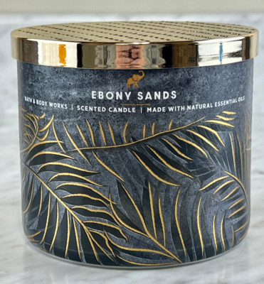 Bath & Body Works Candle 3-Wick Ebony Sands 14.5 oz