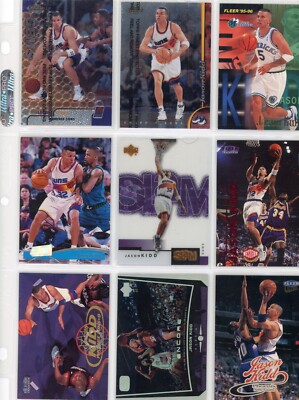 Jason Kidd, Phoenix Suns, Dallas Mavericks, HOF, 9 Cards,  Ungraded, Free Ship!