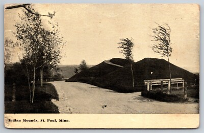 #ad Indian Mounds St Paul MN Early C1900#x27;s Postcard S18 $12.50