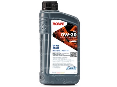 1 Liter ROWE HIGHTEC SYNT RS C5 SAE 0W-20 Otto-, Diesel- und Hybridmotoren