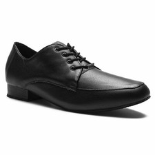 Tanzschuhe Herren BL102 So Danca Männer Standard Latein Swing Lindy Leder black