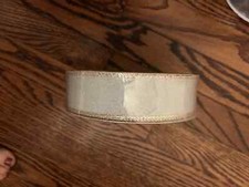 5 yds. Member's Mark Sam's Christmas Light Blue Wired Edge Ribbon 1.5  Wide