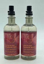 Bath  Body Works Aromatherapy RENEWING MEADOW WALK Rose Magnolia Oil Mist X2