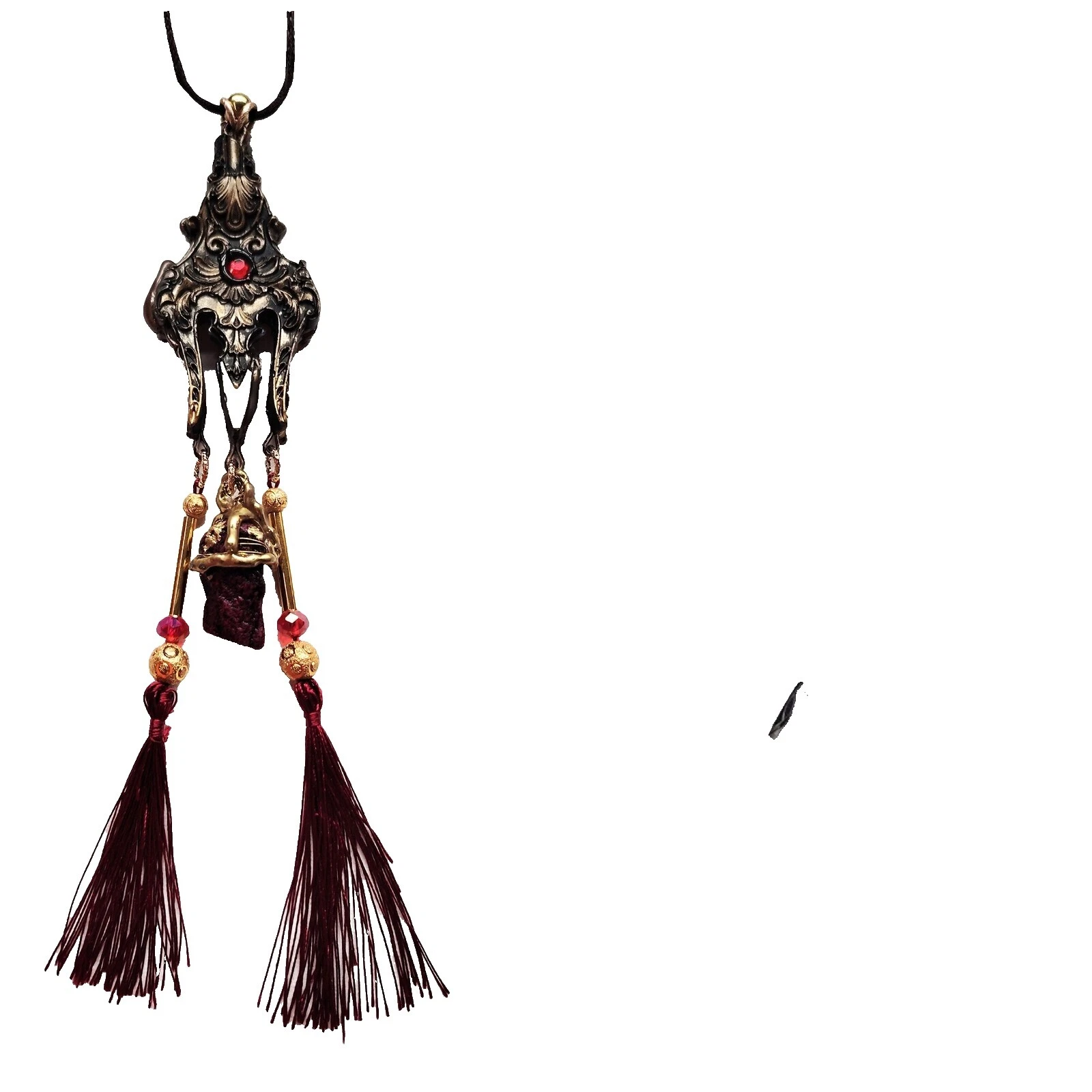 Plástico Gargantilla Collares y colgantes De moda plata tibetana