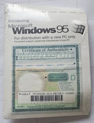 MS Windows95 - Original eingeschweißte Software