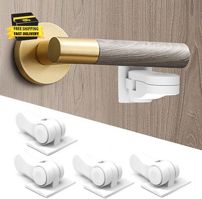 Baby Proofing Door Handle Lock（4-Pack），Child Safety Door Lever Lock ，Childproofi