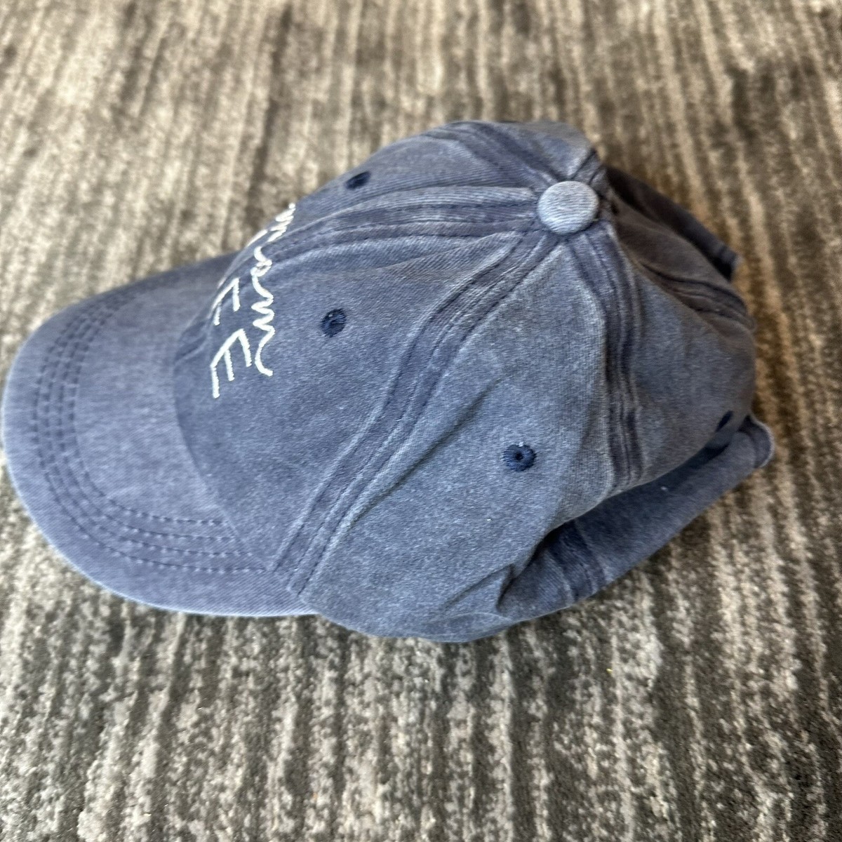 #Momlife Baseball Cap – Adjustable Cotton Hat MOMLIFE Hat Cap Strap Back Blue Mom Life Cotton Adjustable  main image 2