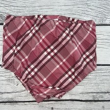 Burberry Baby Diaper Cover short 12 Month Red Nova Check
