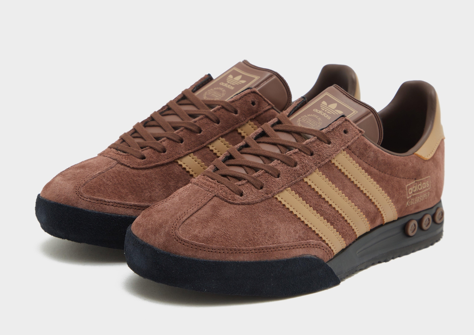 Authentic Adidas Originals Kegler Super ® ( Men Sizes: UK 7 - 12 ) Brown /Black image 2