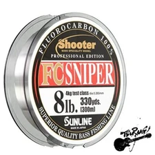 SUNLINE Fluorocarbon Line Shooter  Sniper  984.1 ft (300 m)  7 lbs  Natural