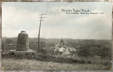 Birds Eye View Council Grove Kansas Town View 1917 DB Postcard 2408