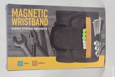 Magnetic Wristband Holds Screws, Nails, Drill Bits, etc. Great Gift for Handyman