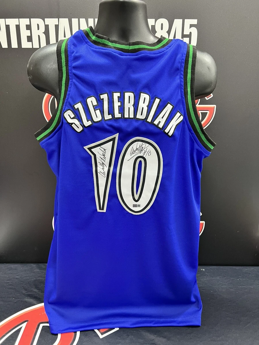 Wally Szczerbiak Autographed Minnesota Timberwolves Black Jersey Stein – BG  Autographs