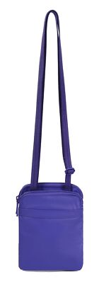 Hedgren Follis Rupee RFID Passport Holder Umhängetasche Creased Royal Blue Neu