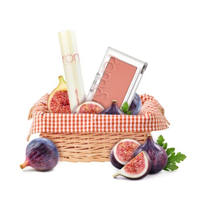 Korea Rom&nd Cosmetics Set Special Price Juicy Las Bear Fig Tint, Fig Chip Cheek