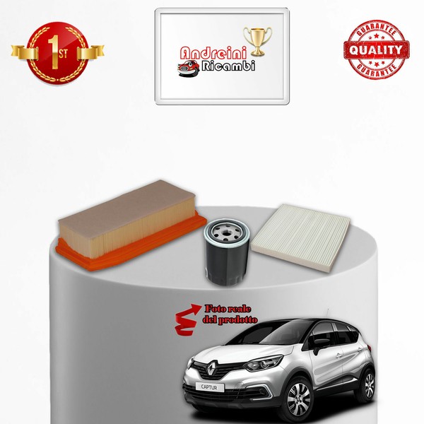 Wartungsset 3 Filter Renault Captur 1.6 84KW 114PS Ab 2018-image