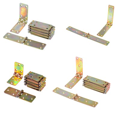 Set 10 tlg Kistenband 35mm Kistenbänder Tischband Tischbänder Gerollte Scharnier