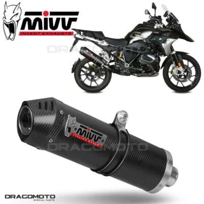 échappement BMW R 1250 GS 2021 2022 MIVV Oval Carbone CC - Photo 1/4