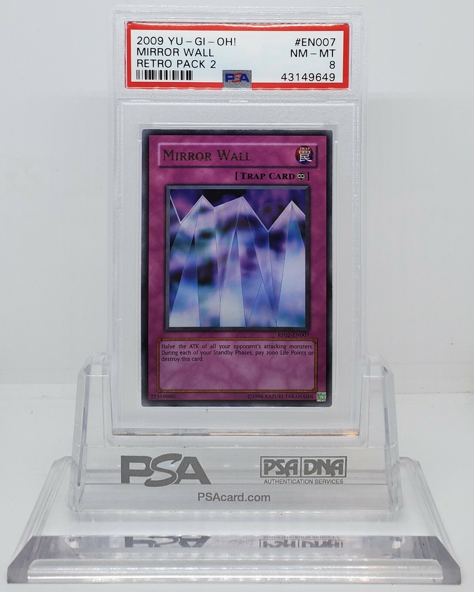 YUGIOH RP02-EN007 MIRROR WALL ULTRA RARE HOLO FOIL PSA 8 NM-MINT #* | eBay