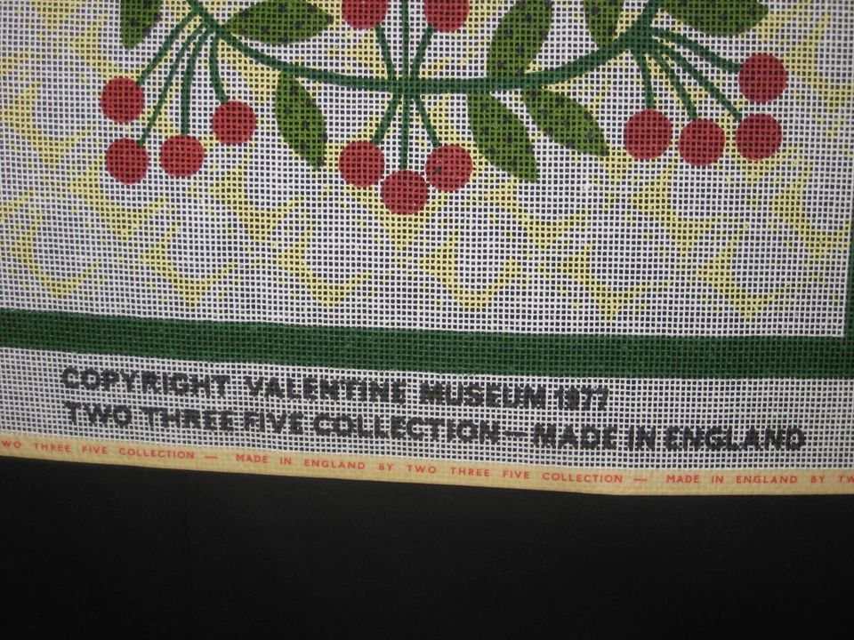 Vintage 1977 Needlepoint Canvis Wickham-Valentine House Quilt Block Elizabeth - Image 4 of 4
