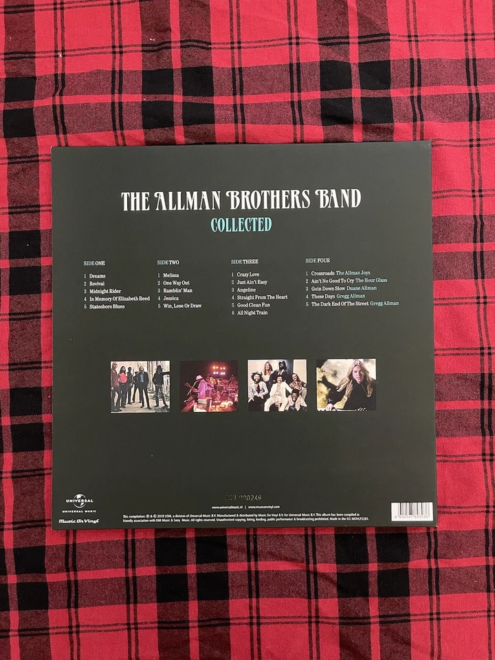 The Allman Brothers 2018 Collected Ltd Ed. GREEN Vinyl 2X-LP  (MOVLP2281) MINT++ - Image 2 of 4