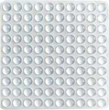 Pack of 100 Adhesive Bumper Pads for Drawers