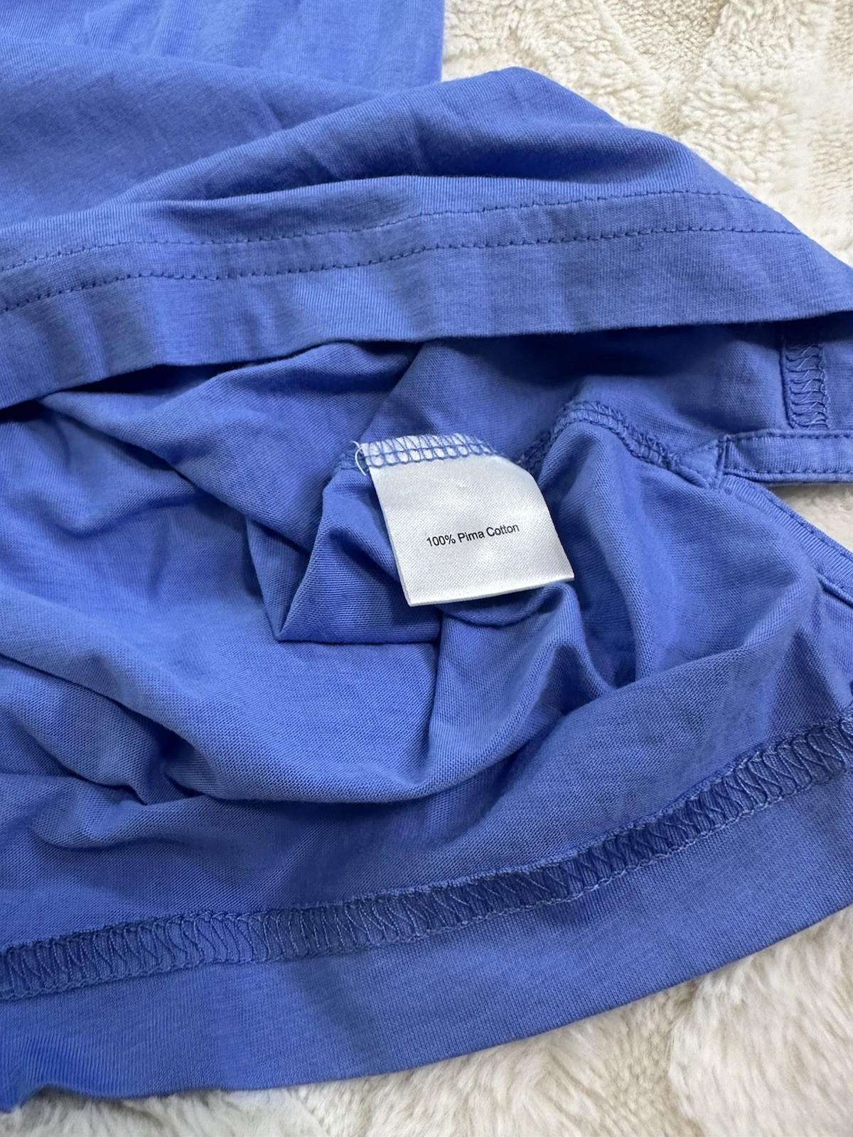 Peter Millar Collection Solid Navy Blue Pima Cott… - image 10