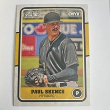 2025 Onyx Vintage Paul Skenes #OVPASK Pittsburgh Baseball Card Base Set