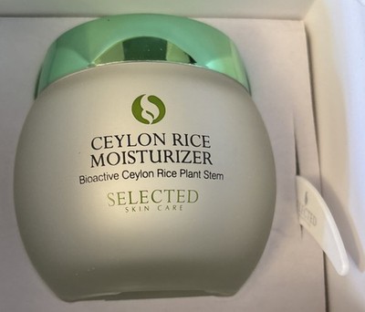 NEW Selected Skin Care Bioactive CEYLON RICE Plant Stem MOISTURIZER 1.69 oz