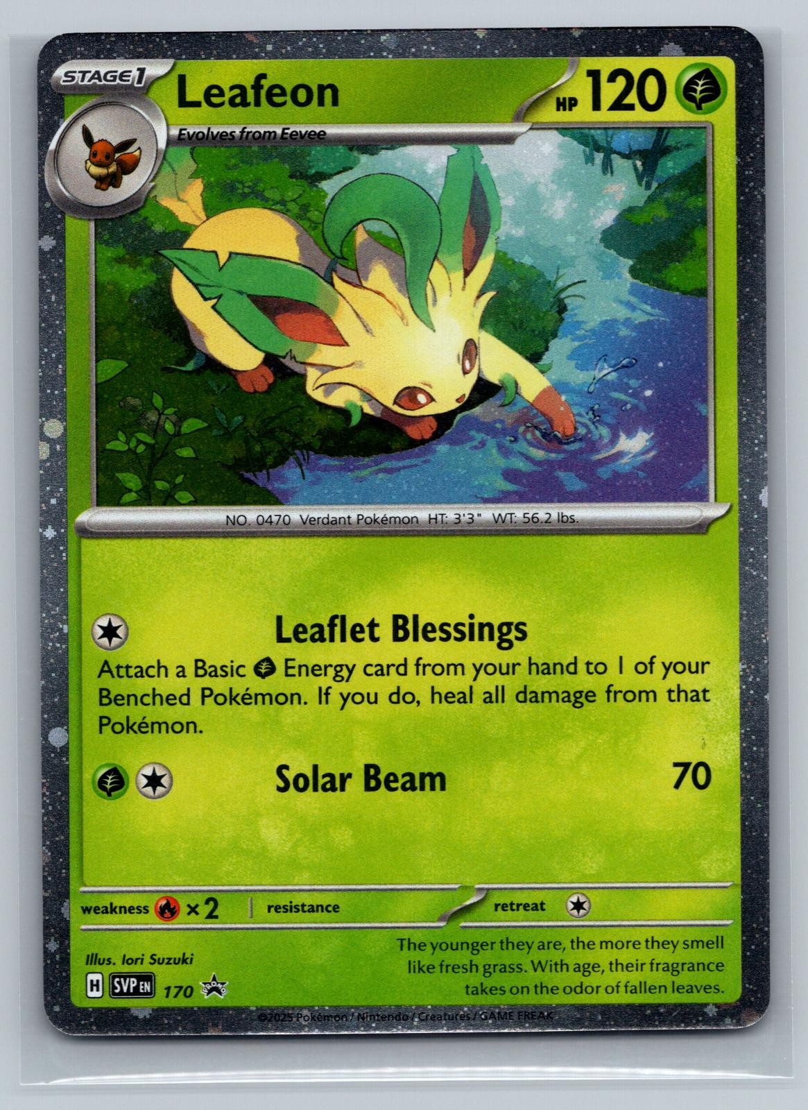 Leafeon (Cosmos Holo) 170 Promo Scarlet & Violet Promo Pokemon Near Mint