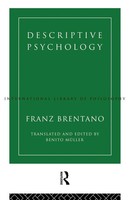Franz Brentano | Descriptive Psychology | Taschenbuch | Englisch (2006)