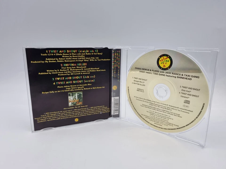 Chaka Demus & Pliers With Jack Radics & Taxi Gang* - Twist And Shout (CD, Maxi) - Image 2 of 4