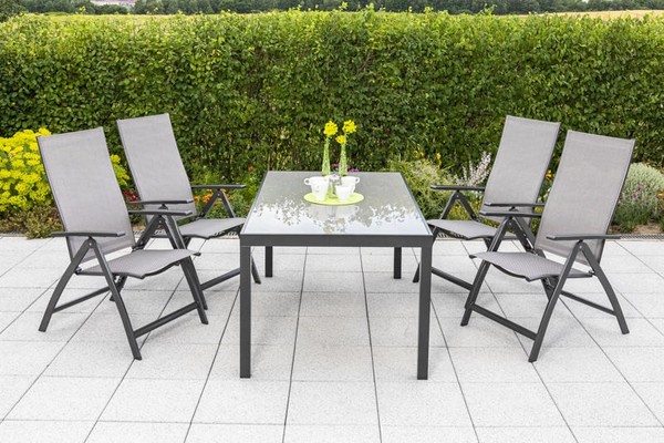 Mx GartenmöBel Set 5Tlg. Vicenza TerrassenmöBel Gartengarnitur Esstischgruppe-image