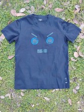 Fendi Rome Navy Face T-Shirt Size 48 Authentic