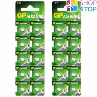 20x GP LR41 AG3 192 1,5V Alkaline Knopfzellen Batterien