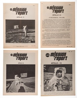 Nasa Mission Report Summaries MR-5 MR-8 MR 7 Apollo 11 12 13 14