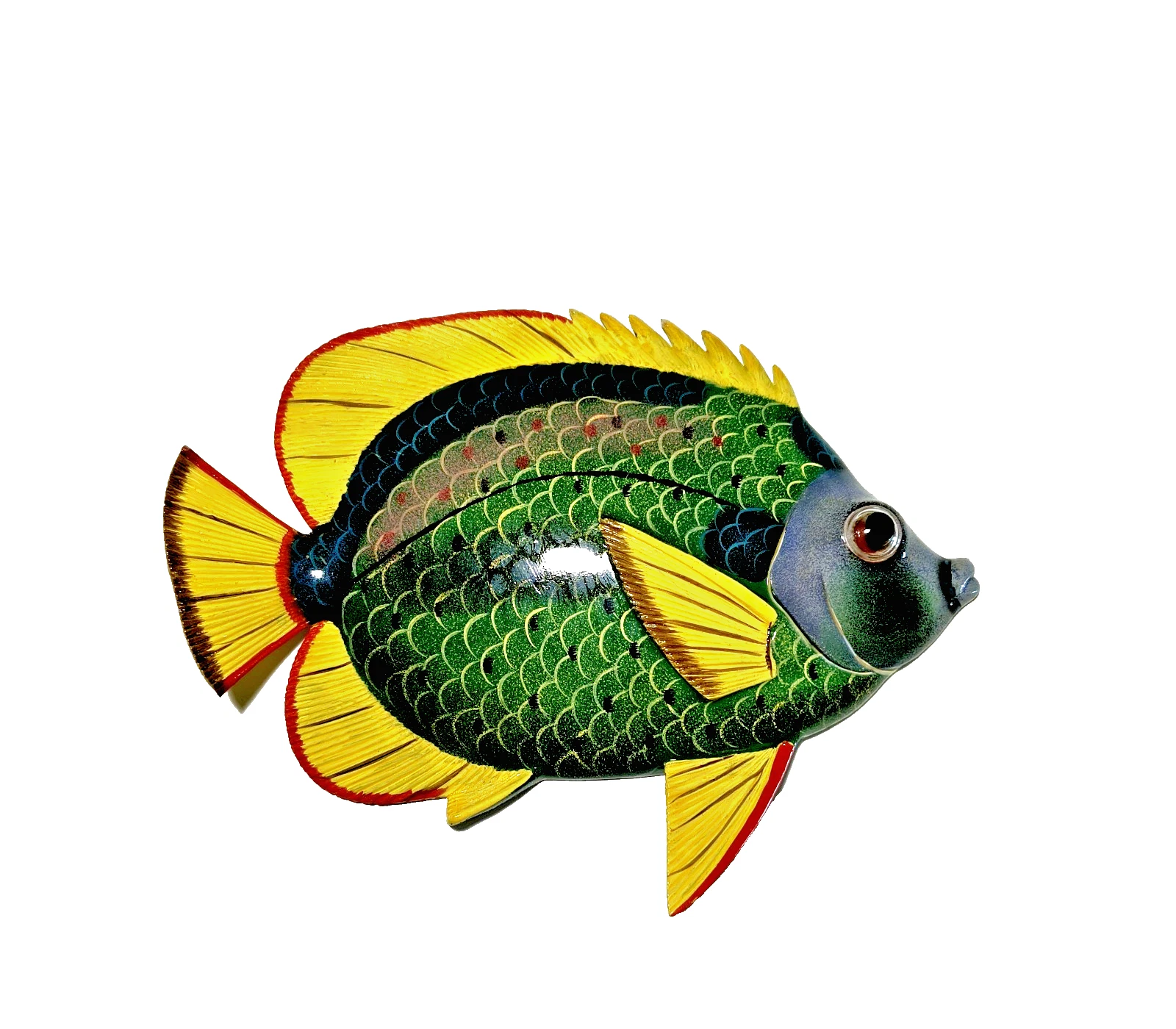12 inch Resin Multiple Colors Tropical Fish.