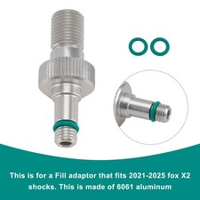 🚀Air Fill Adaptor- clone of fox #803-01-826-Rezi end For Fox X2/DHX2 2021-2025