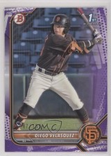 2022 Bowman Prospects Purple Pattern Border 87/199 Diego Velasquez #BP-110 9hx