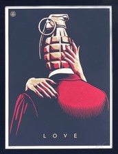 Shepard Fairey - Love Is The Drug  77/400  (SF01)