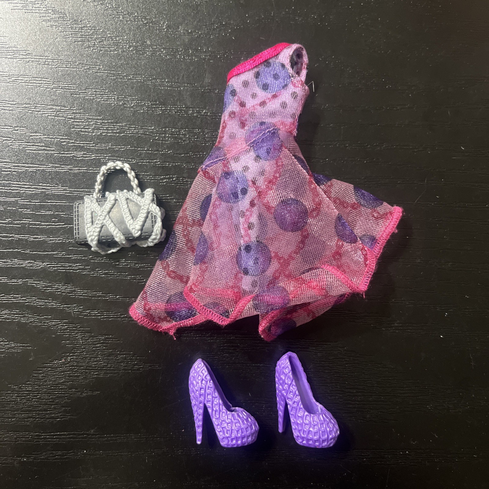 Monster High Doll Dot Dead Gorgeous Spectra Vondergeist  Dress Shoes Purse