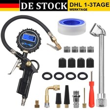 Digital Reifenfüllpistole Luftdruckprüfer Druckluft Reifenfüller Manometer DHL