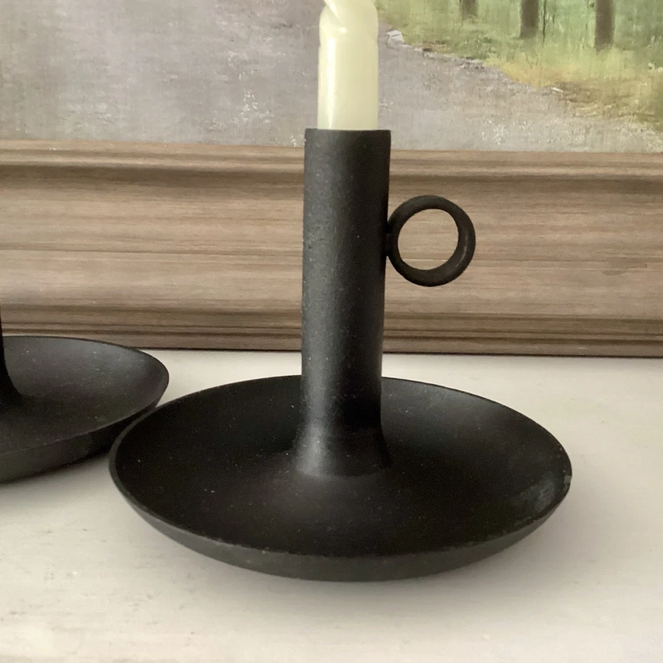 Candelabro IKEA Bjorkefall Sostiene Metal Negro Otoño Halloween Gótico Descontinuado  Foto 4 de 4